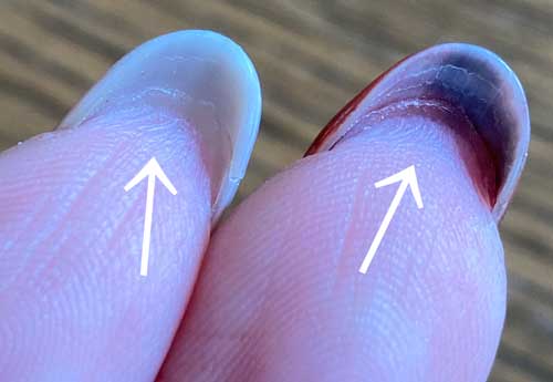 自爪のネイルベッド（ピンク部分）を伸ばす方法とコツ-移動式ネイル 